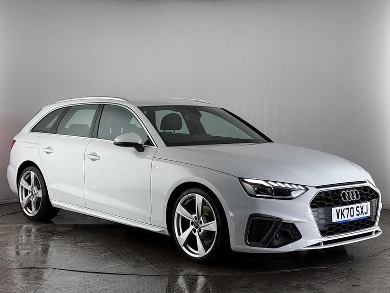 Used Audi A4 S-Line 190 HP (139 kW) 2020 White Estate