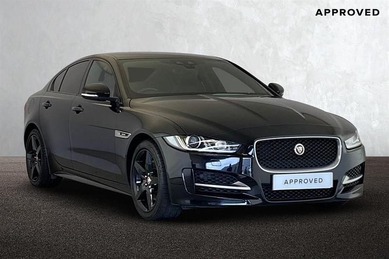 Narvik black Used 2018 Jaguar XE R-Sport Sedan | £15,495 (Expensive) - Image 1/4
