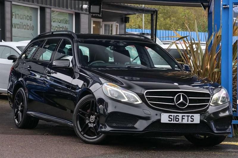 Black Used 2016 Mercedes E220 AMG Estate | £9,991 (Fair price) - Image 1/1