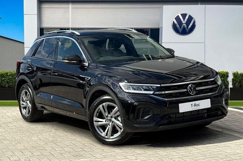 Deep black New 2025 VW T-Roc Black Edition SUV | £33,990 (Fair price) - Image 1/4