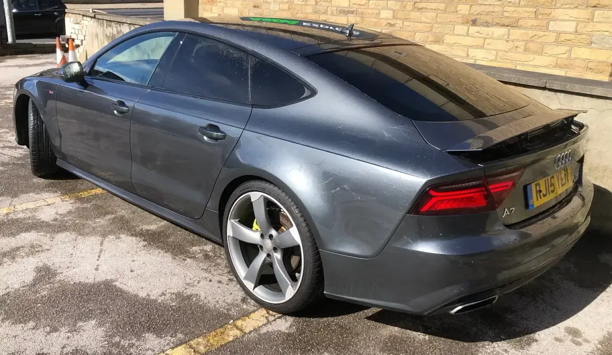 Begagnad Audi A7 Black Edition 2015 Grå Halvkombi