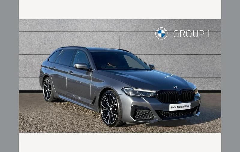 Blue Used 2022 BMW 530 M Sport Estate | £37,995 (Expensive) - Image 1/4