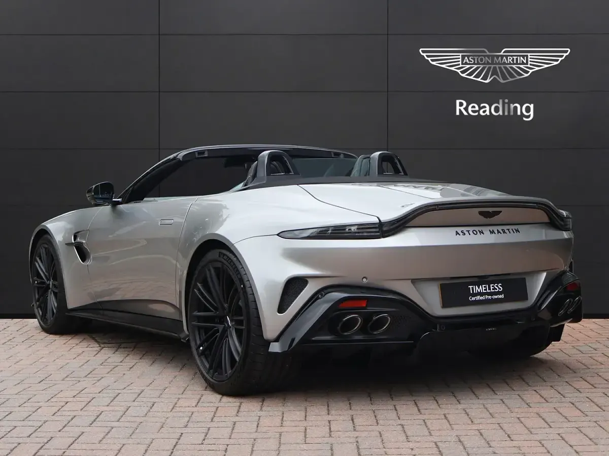 New Aston Martin V8 Vantage 2026 Silver Cabriolet