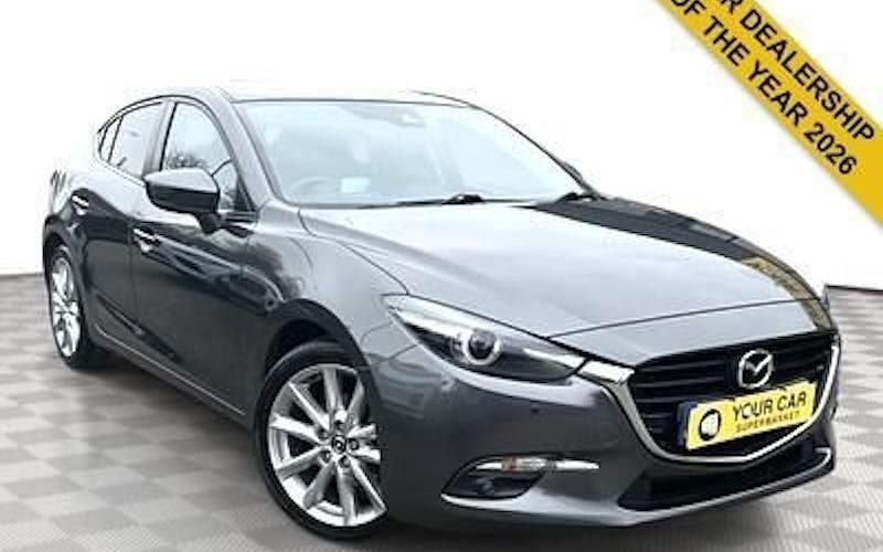 Begagnad Mazda 3 Inclusive 121 HK (88 kW) 2016 Grå Halvkombi