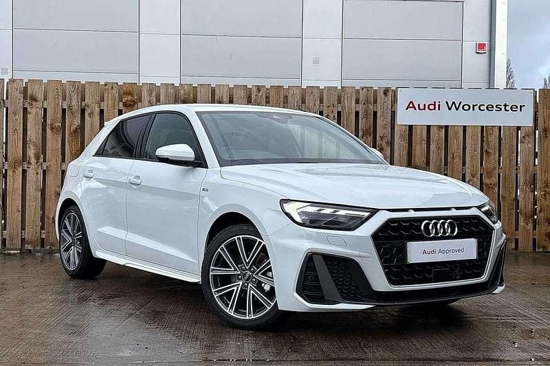Glacier white metallic Used 2025 Audi A1 S-Line Hatchback | £27,890 (Expensive) - Image 1/4
