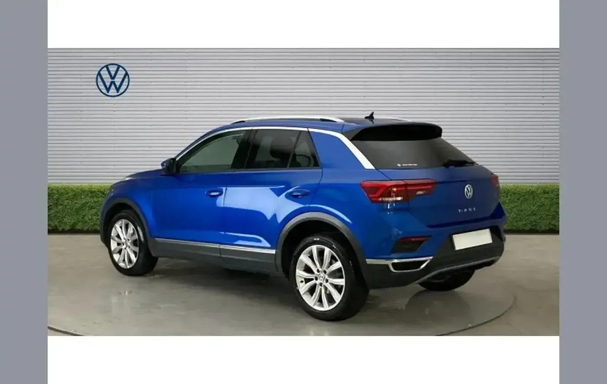 Used VW T-Roc SEL 150 HP (110 kW) 2019 Blue SUV