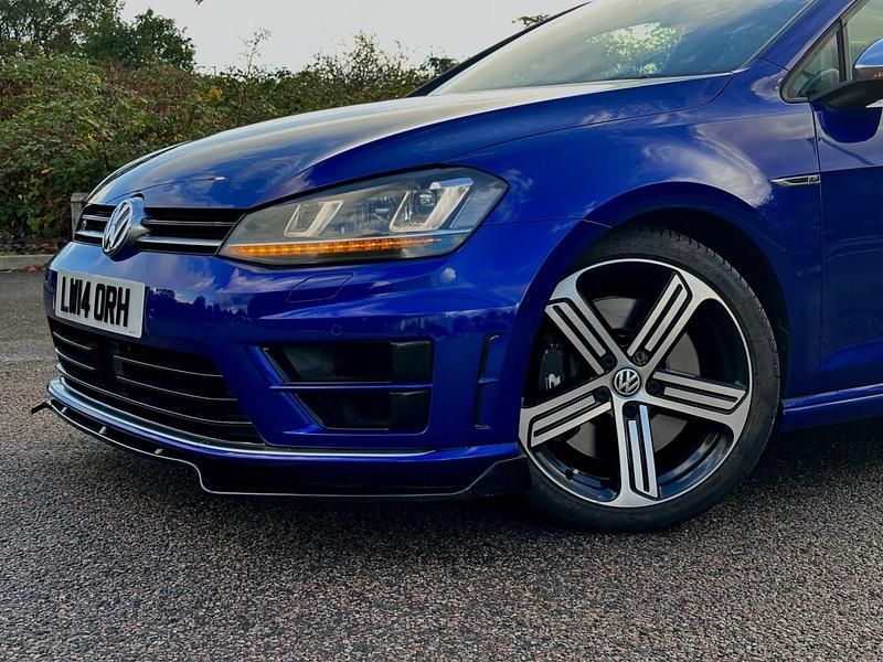 Used VW Golf VII R 2014 Blue Hatchback