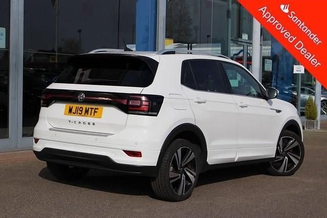Used VW T-Cross R-line 115 HP (84 kW) 2019 White SUV