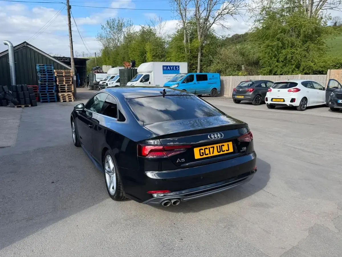 Used Audi A5 S-Line 190 HP (139 kW) 2017 Black Coupe