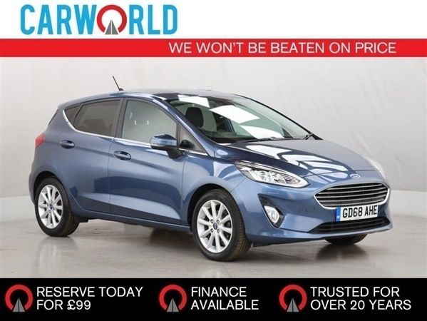 Blue Used 2019 Ford Fiesta Titanium Hatchback | £6,990 (Good price) - Image 1/1