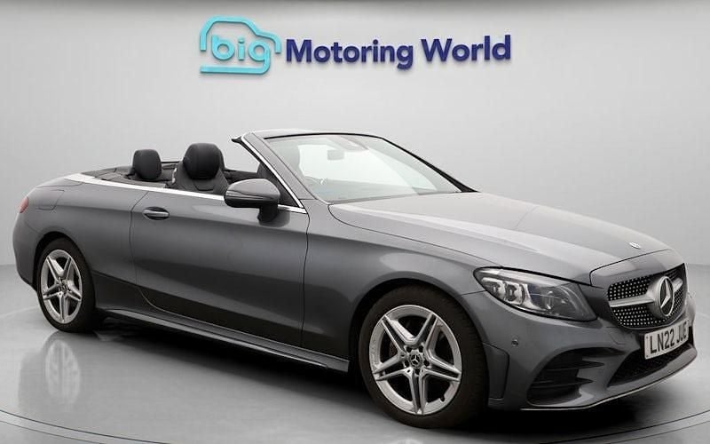 Used 2022 Mercedes C200 AMG line Cabriolet | £23,900 (A bit pricey) - Image 1/4
