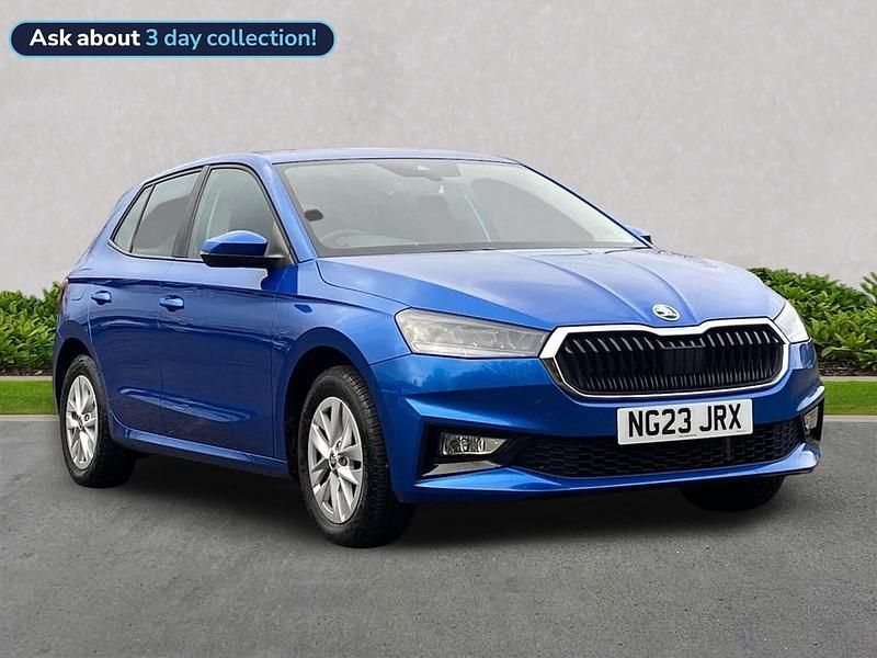 Blue Used 2023 Skoda Fabia Comfort Hatchback | £14,066 (Fair price) - Image 1/2
