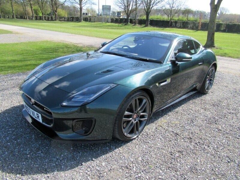 British racing green Used 2017 Jaguar F-Type R-Dynamic Coupe | £30,995 (Fair price) - Image 1/4