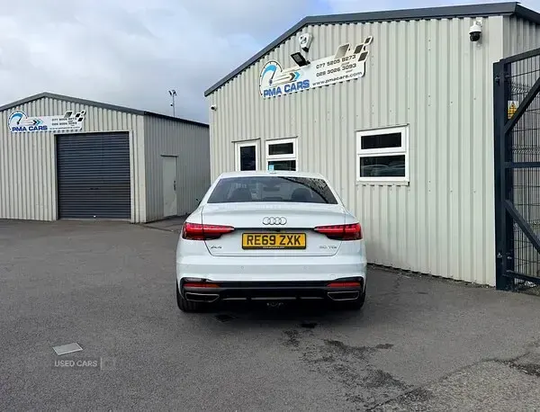 Used Audi A4 Black Edition 136 HP (100 kW) 2019 White Sedan