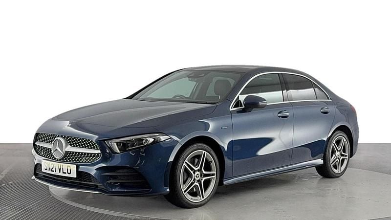 Blue Used 2021 Mercedes A250 AMG Line Premium Plus Sedan | £19,820 (Fair price) - Image 1/4