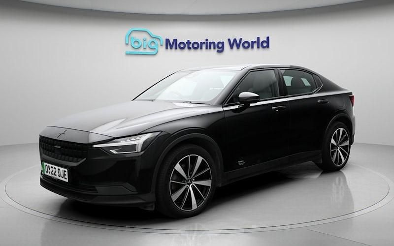 Begagnad Polestar 2 Standard Range Single Motor 300 kW (408 HK) 2022 Svart Halvkombi