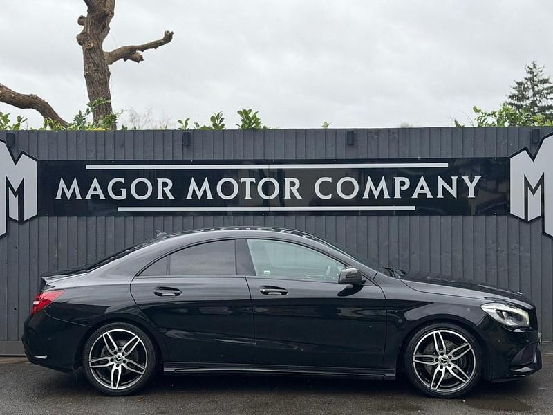Used Mercedes CLA220 AMG line 2018 Black Sedan