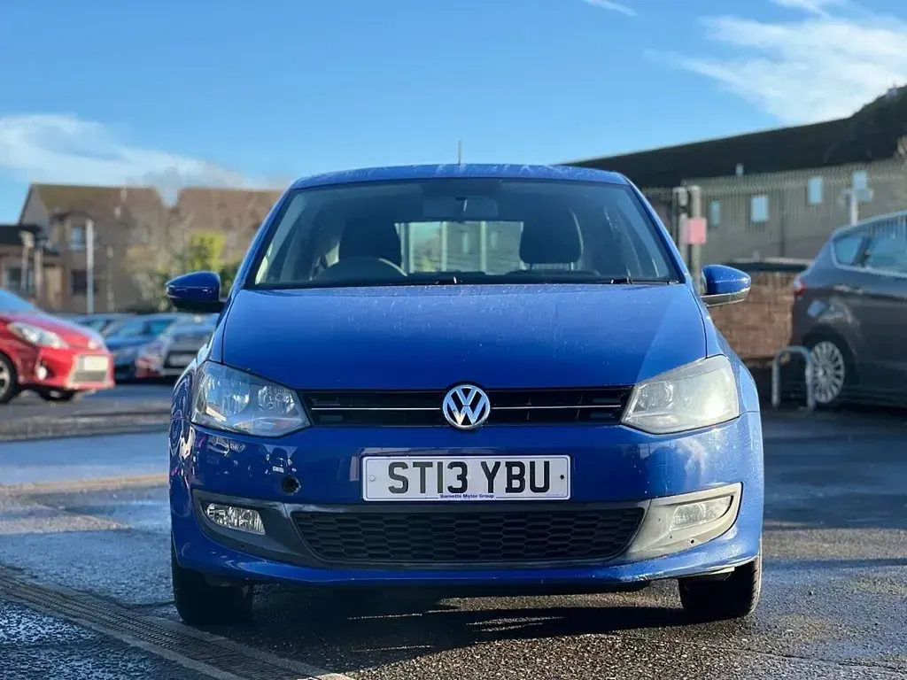 Used VW Polo Edition 60 HP (44 kW) 2013 Blue Hatchback