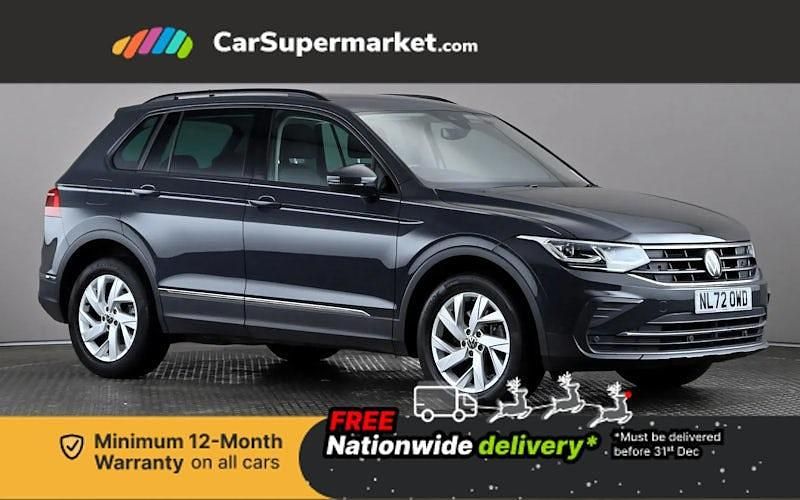 Grey Used 2022 VW Tiguan Life SUV | £21,197 (Fair price) - Image 1/3