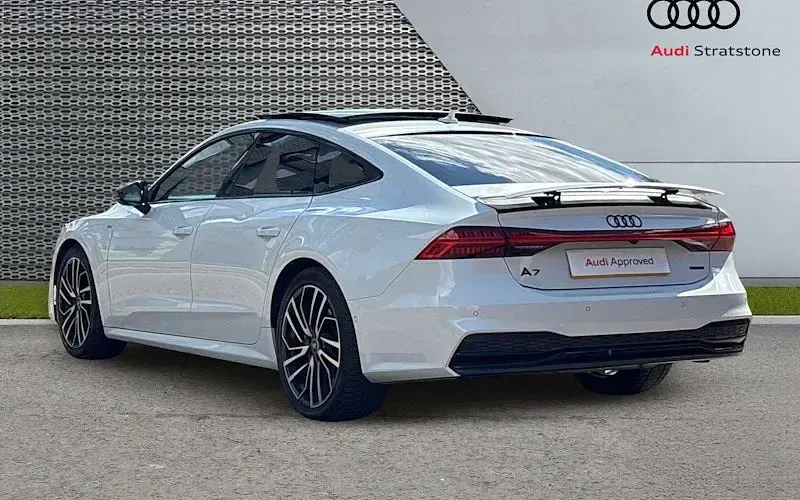 Used Audi A7 Sportback Black Edition 265 HP (194 kW) 2024 White Hatchback
