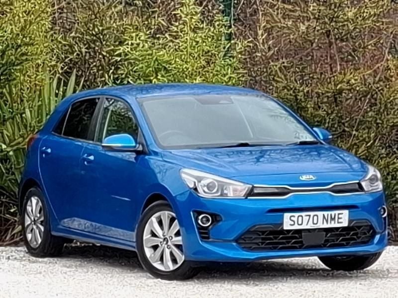 Used Kia Rio 2021 Blue Hatchback