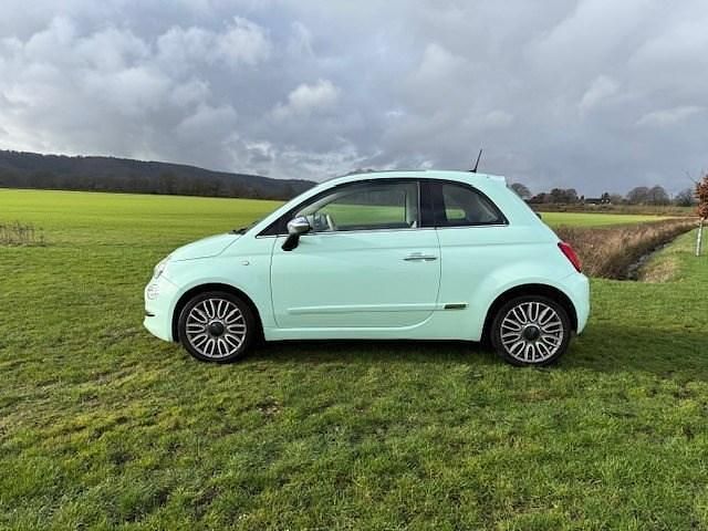 Used Fiat 500 Lounge 105 HP (77 kW) 2015 Green Hatchback