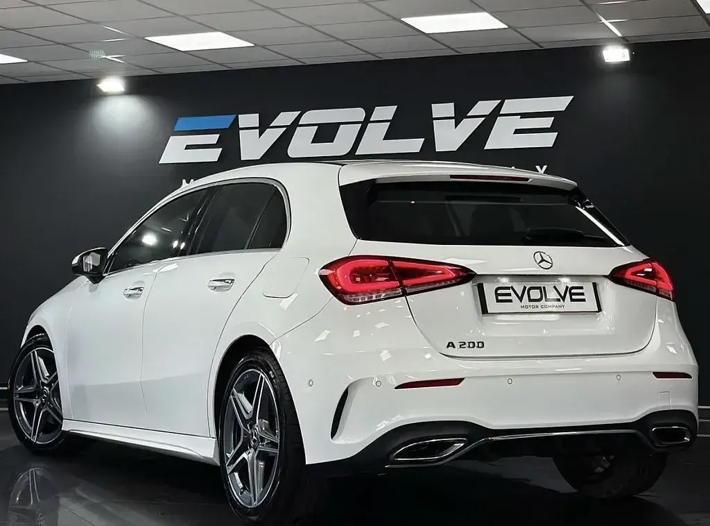 Used Mercedes A200 AMG Line Premium 2018 White Hatchback