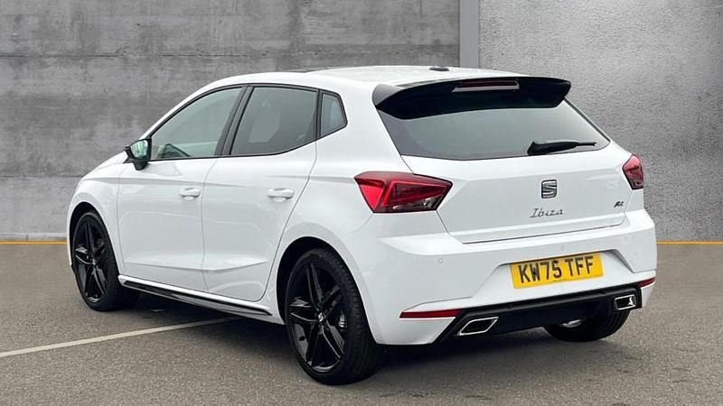 New Seat Ibiza Black Edition 115 HP (84 kW) 2025 White Hatchback