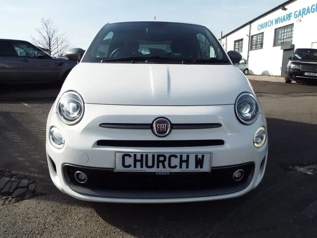 Used Fiat 500 S 69 HP (50 kW) 2016 White Hatchback