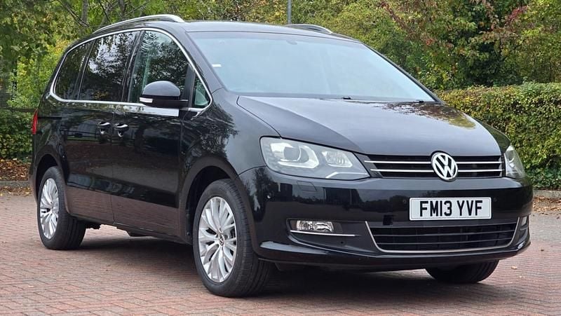Black Used 2013 VW Sharan SE MPV | £9,999 (Fair price) - Image 1/4