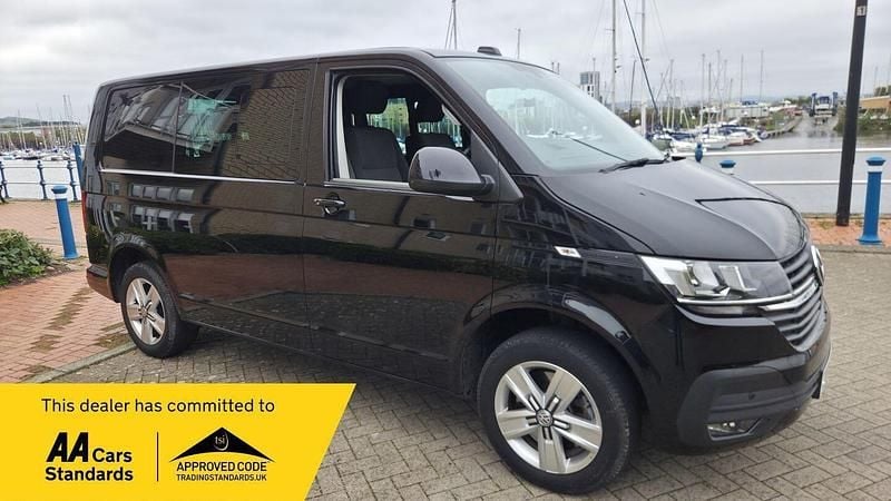 Black Used 2022 VW T6.1 Highline Van | £34,095 (Super price) - Image 1/4