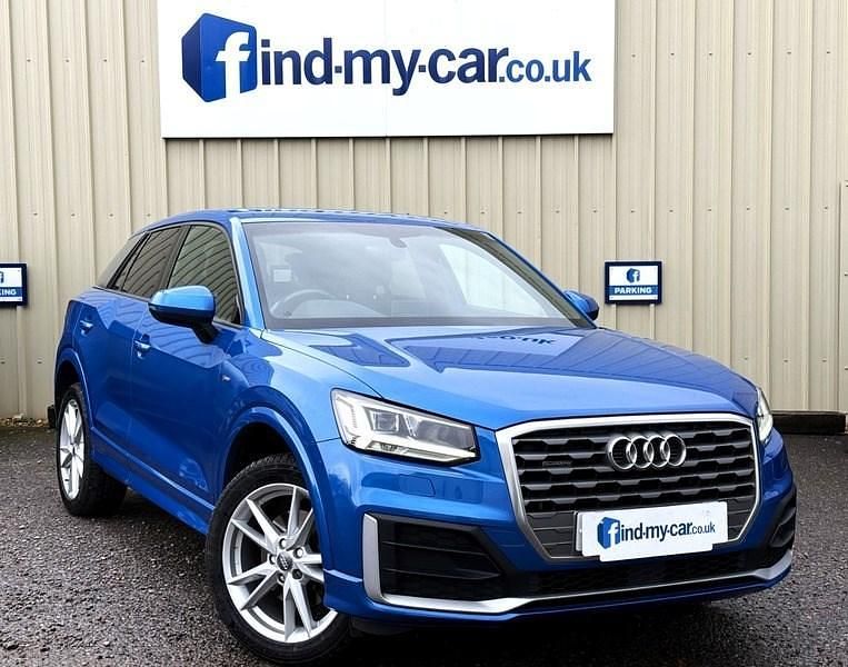 Used Audi Q2 S-Line 190 HP (139 kW) 2018 Blue SUV