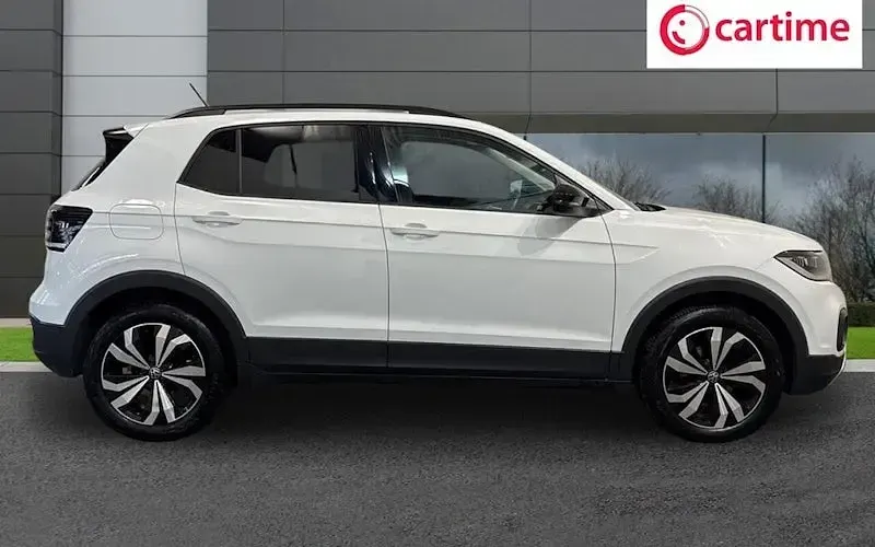 Used VW T-Cross Black Edition 115 HP (84 kW) 2024 White SUV