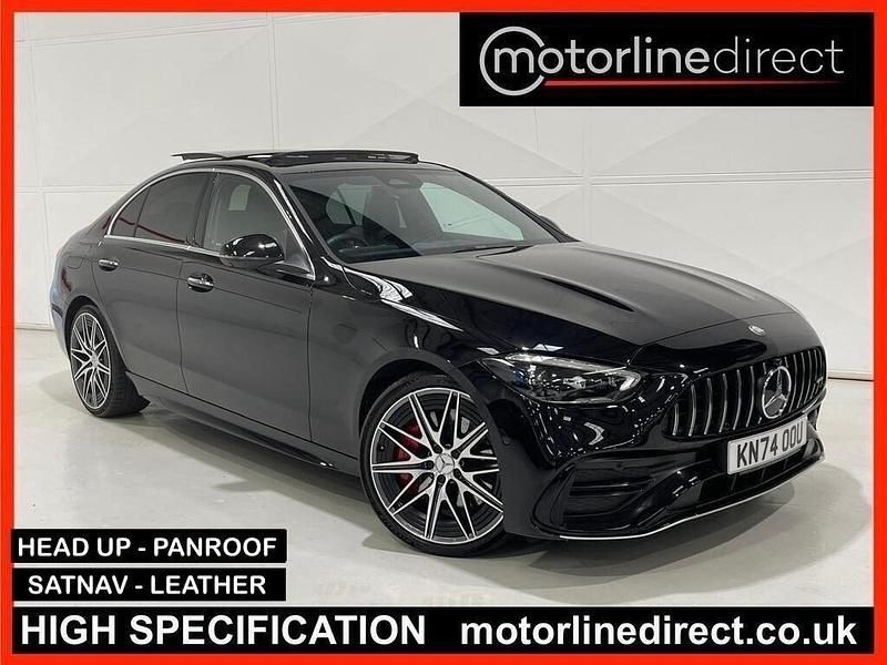 Black Used 2024 Mercedes C43 AMG Premium Plus Sedan | £48,575 (Fair price) - Image 1/4