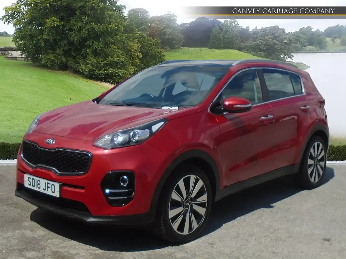 Used Kia Sportage 114 HP (83 kW) 2018 Red SUV