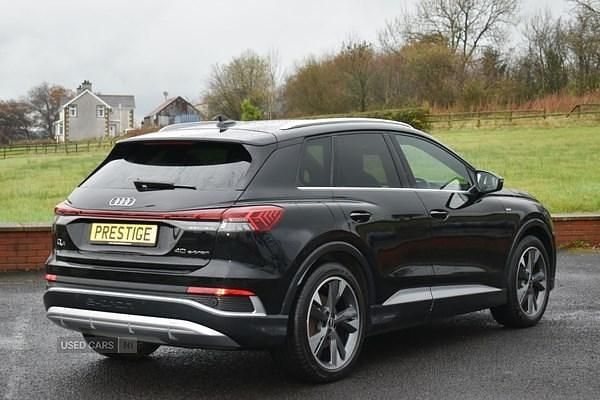 Used Audi Q4 e-tron S-Line 150 kW (204 HP) 2022 Black SUV