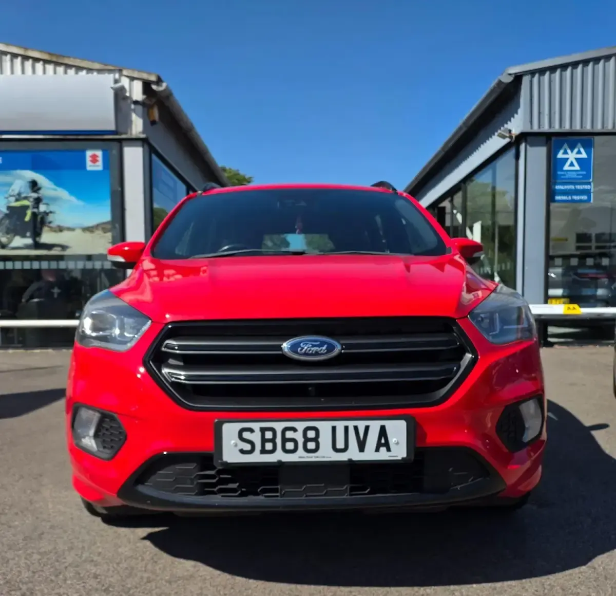 Used Ford Kuga ST-Line 120 HP (88 kW) 2018 Red SUV