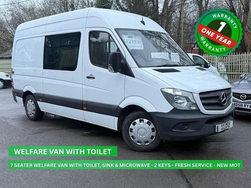 Begagnad Mercedes Sprinter 2017 Vit Van
