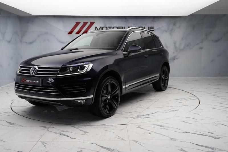 Used VW Touareg R-line Plus 262 HP (192 kW) 2018 Blue SUV