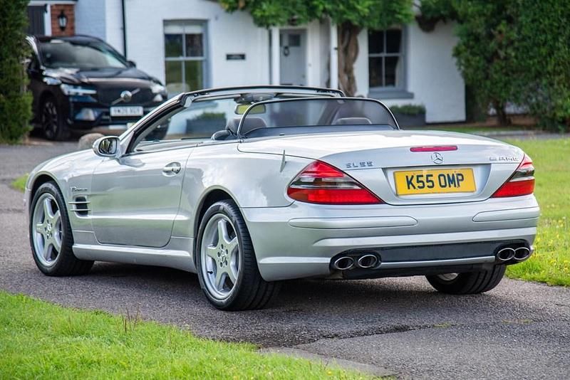 Begagnad Mercedes SL55 AMG AMG 2003 Silver Cab