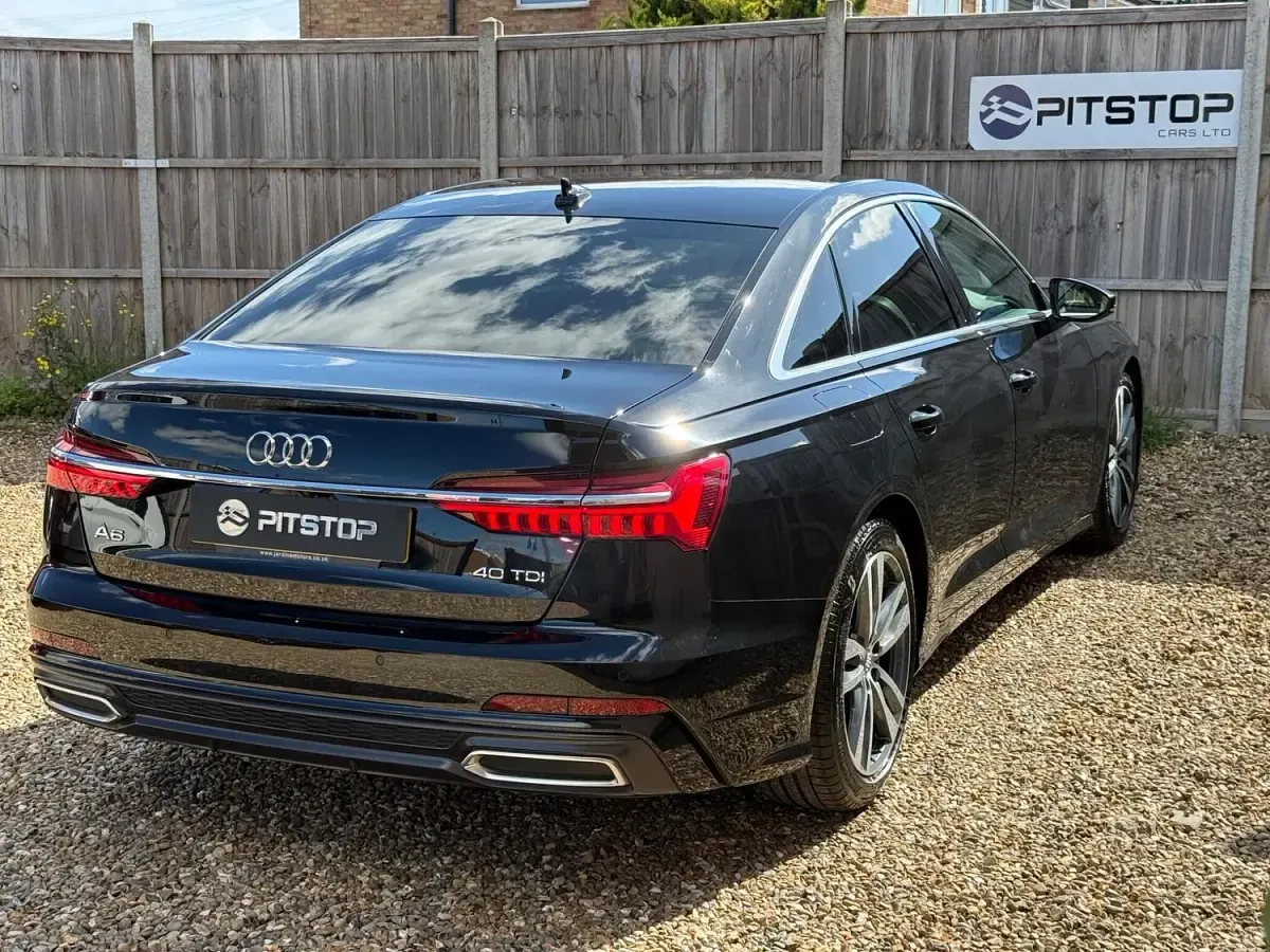 Used Audi A6 S-Line 204 HP (150 kW) 2020 Black Sedan