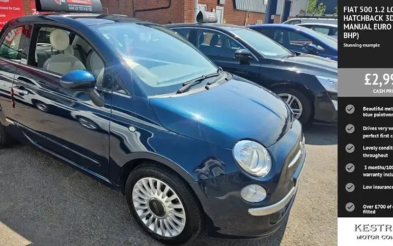 Used Fiat 500 Lounge 69 HP (50 kW) 2015 Hatchback