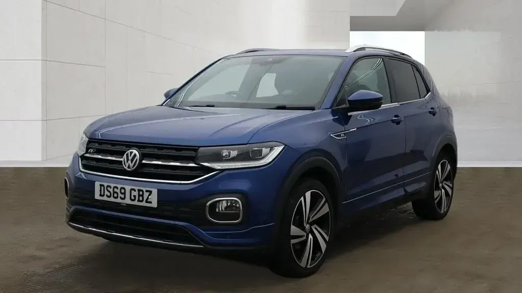 Used VW T-Cross R-line 115 HP (84 kW) 2020 Blue SUV