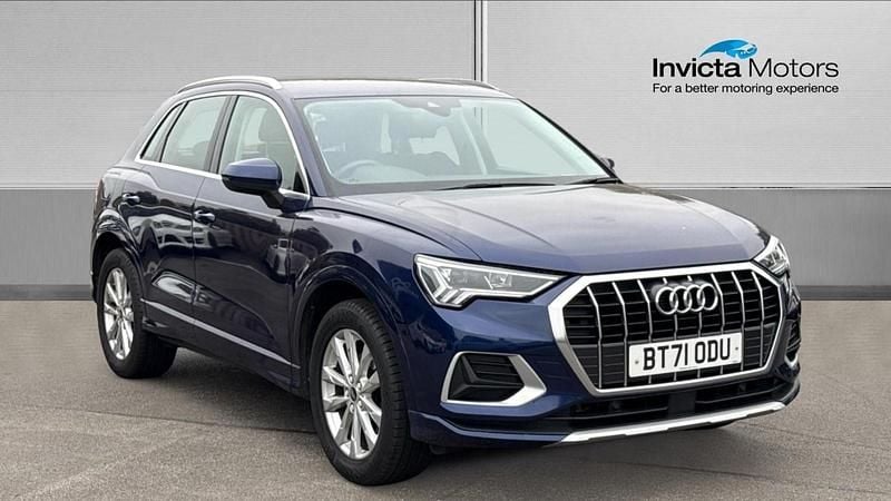 Navarra blue metallic Used 2021 Audi Q3 Sport SUV | £19,000 (Good price) - Image 1/4