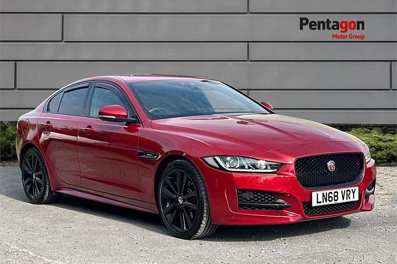 Red Used 2018 Jaguar XE R-Sport Sedan | £13,675 (Fair price) - Image 1/4
