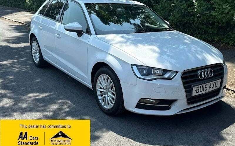 White Used 2016 Audi A3 Sportback Business Hatchback | £9,880 (Fair price) - Image 1/4