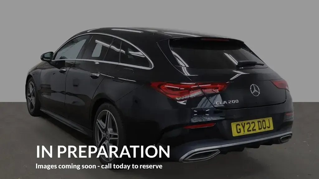 Used Mercedes CLA200 AMG Line Premium 163 HP (119 kW) 2022 Black Coupe