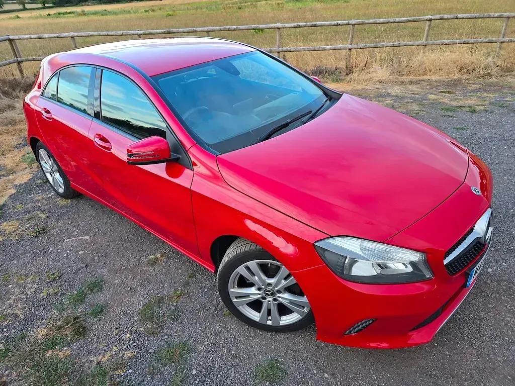Used Mercedes A180 2017 Red Hatchback