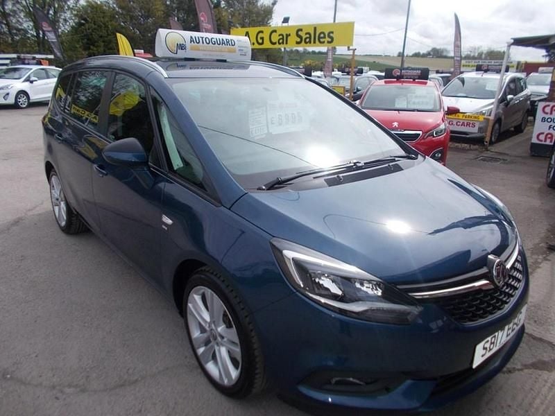 Used Vauxhall Zafira SRi 140 HP (102 kW) 2017 Blue MPV