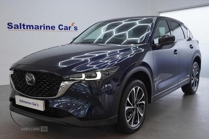 Blue Used 2023 Mazda CX-5 Exclusive-Line SUV | £23,690 (A bit pricey) - Image 1/1